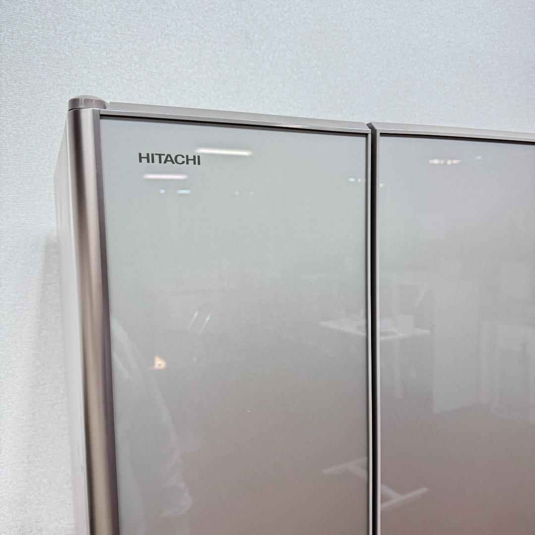 23区送料無料　美品日立6ドア冷蔵庫　2019年製475L　洗浄/除菌済み