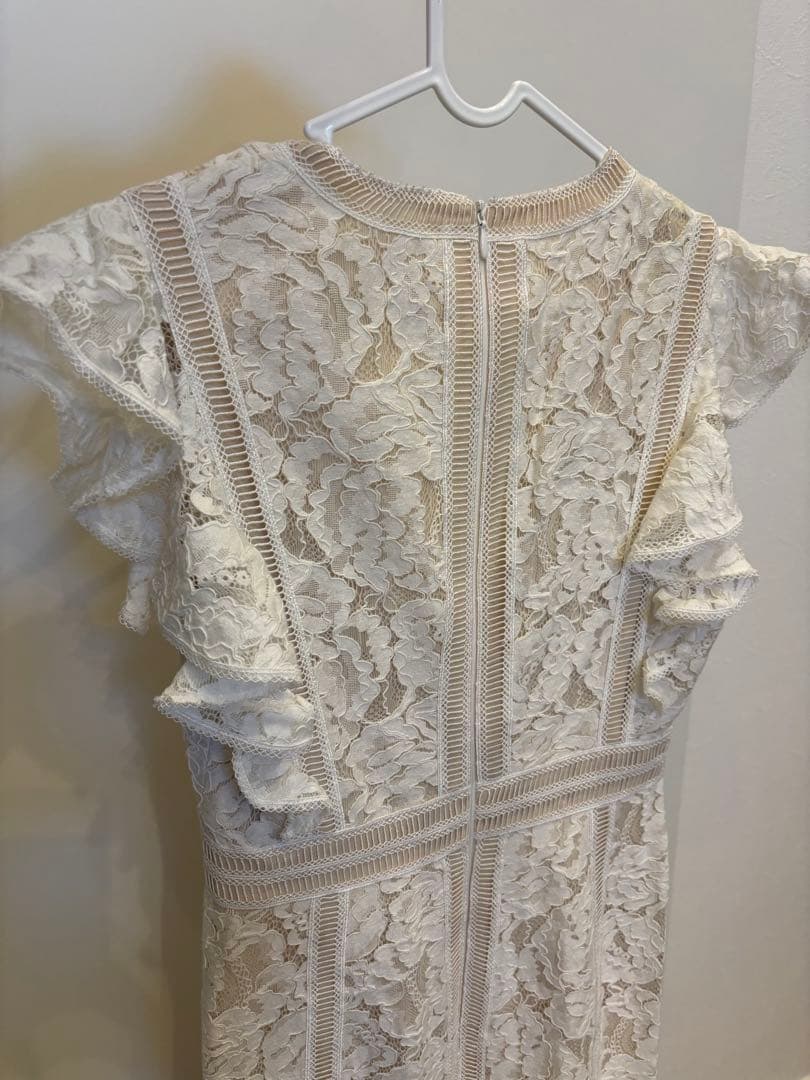 sugar ホワイト レース マキシドレス