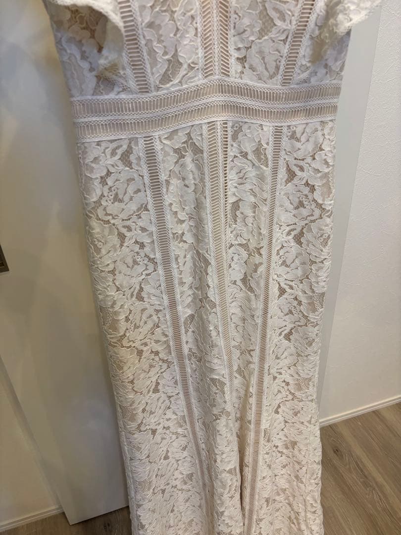 sugar ホワイト レース マキシドレス