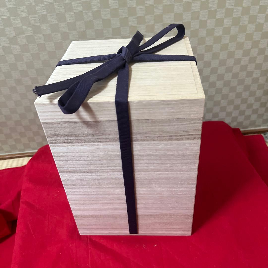 明治期超絶品九谷焼最高絵付　魚野菜尽くし手桶形水指　本物保証　逸品！