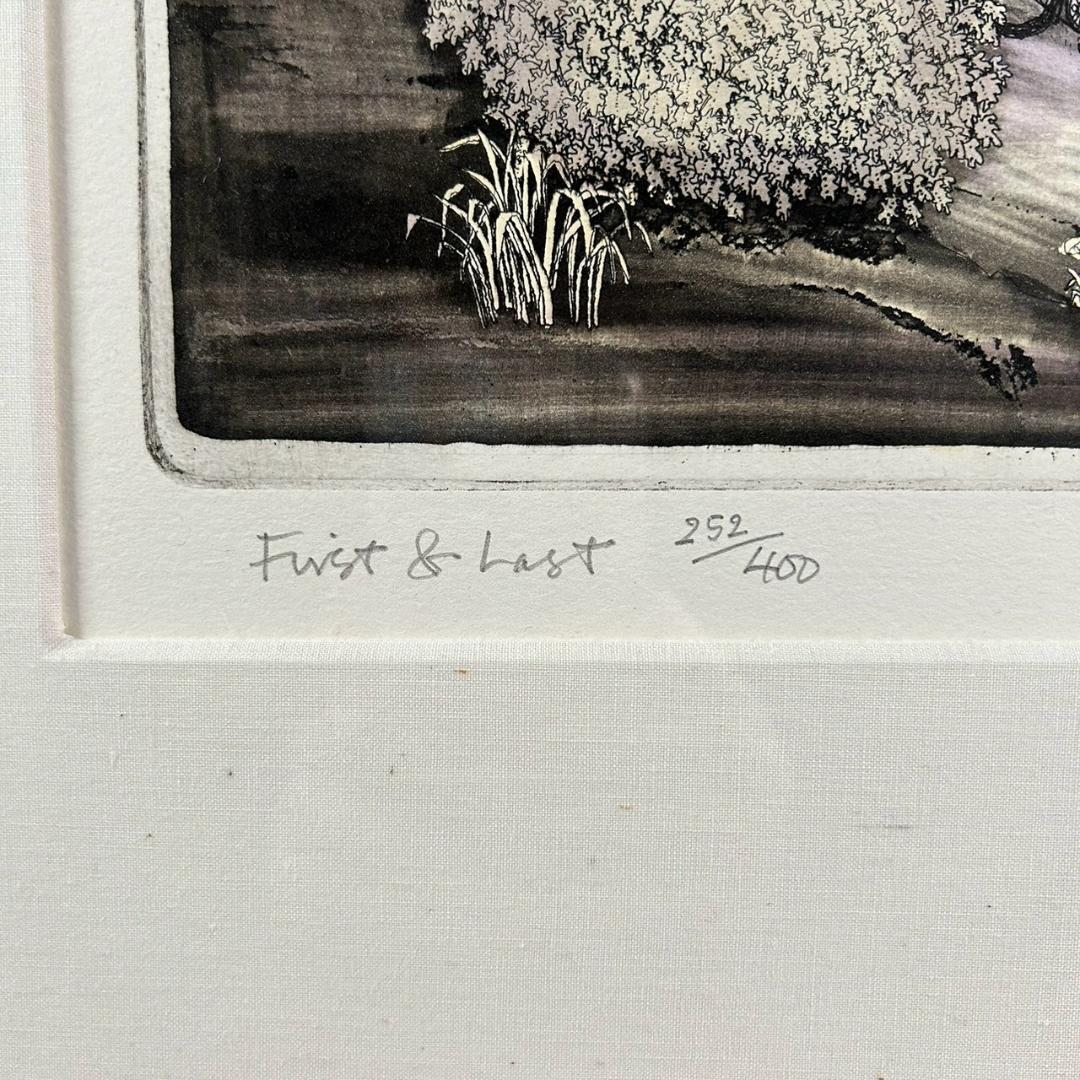 【最終値下げ】グラハム・クラーク「First & Last」銅版画 直筆サイン入