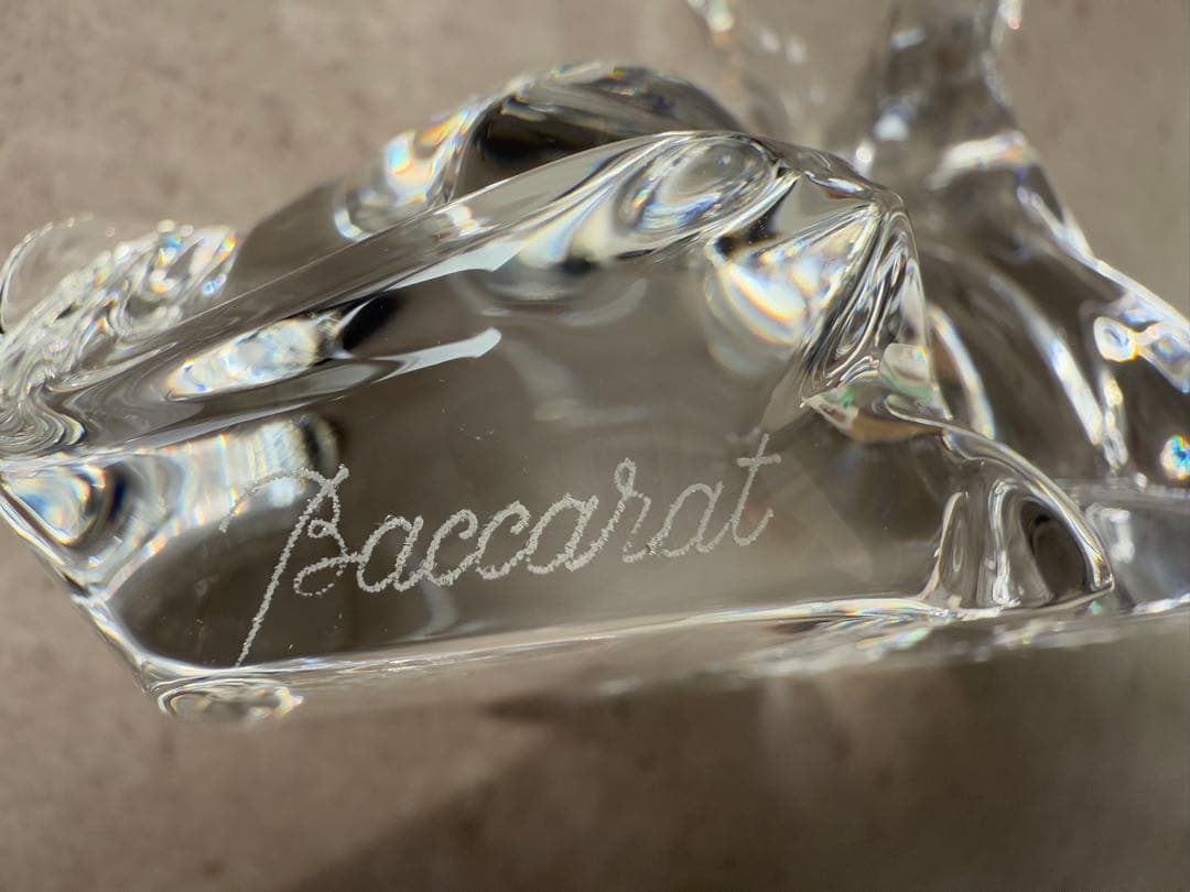 極美品】 バカラ 馬 置物 フィギュア 干支 高級