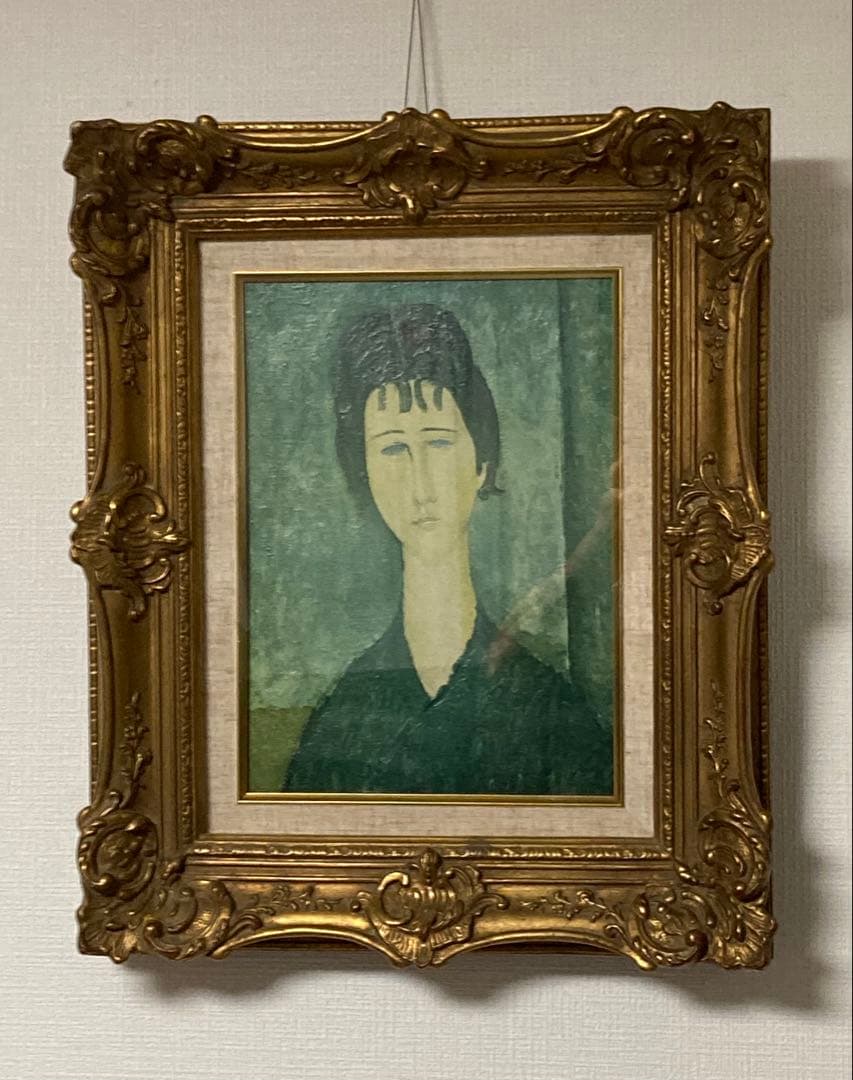 ◆モディニアーニ『 婦人像 』 ◆世界が認める/ PAT承認/ 名画 ◆油彩画