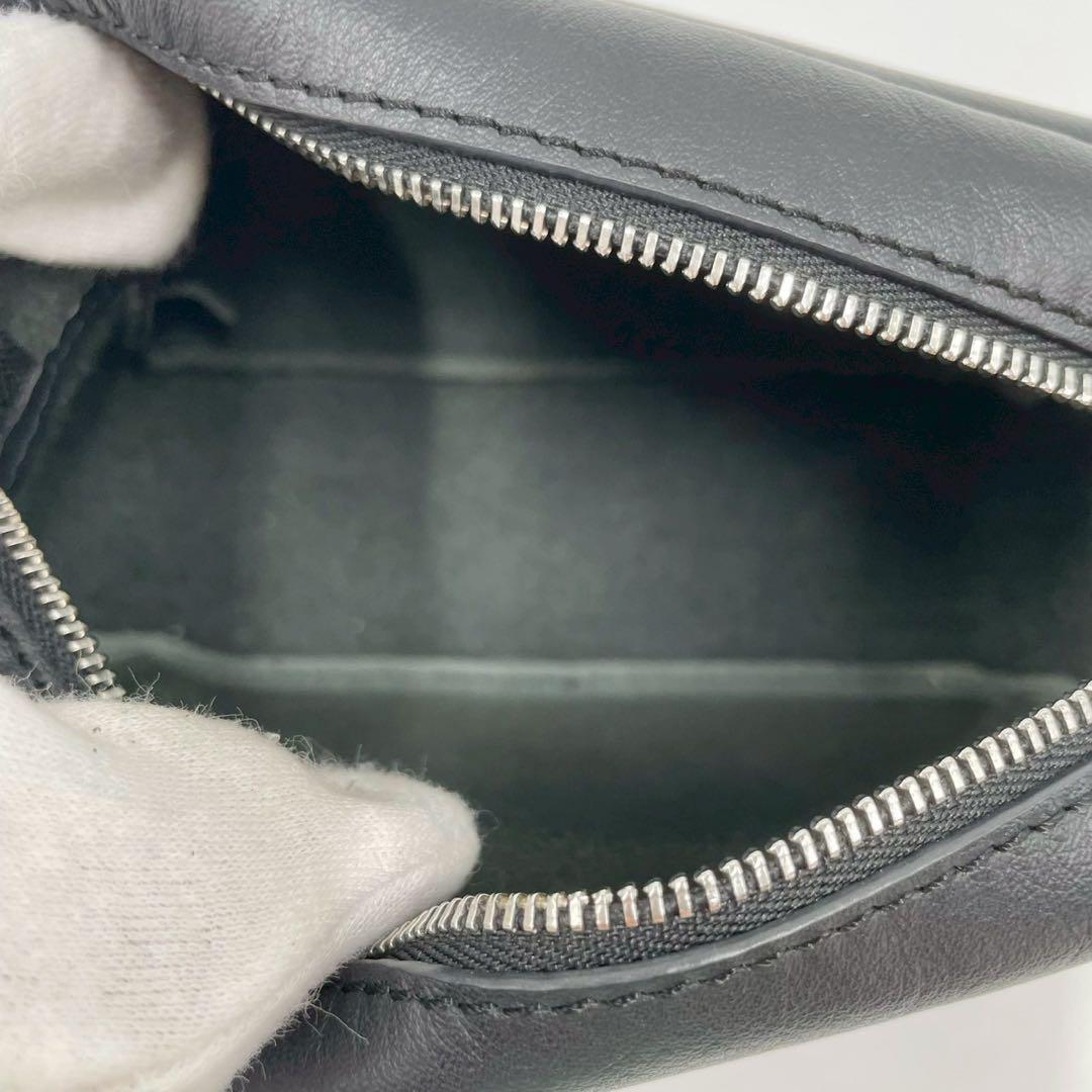 【未使用級】 J&M DAVIDSON ショルダーバッグ チェーン ペブルミニ