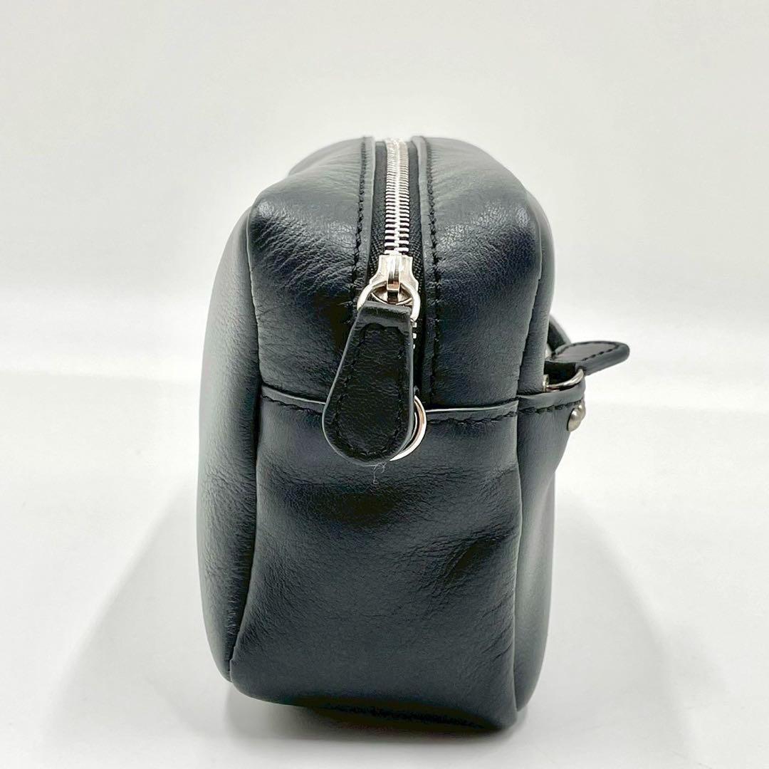 【未使用級】 J&M DAVIDSON ショルダーバッグ チェーン ペブルミニ