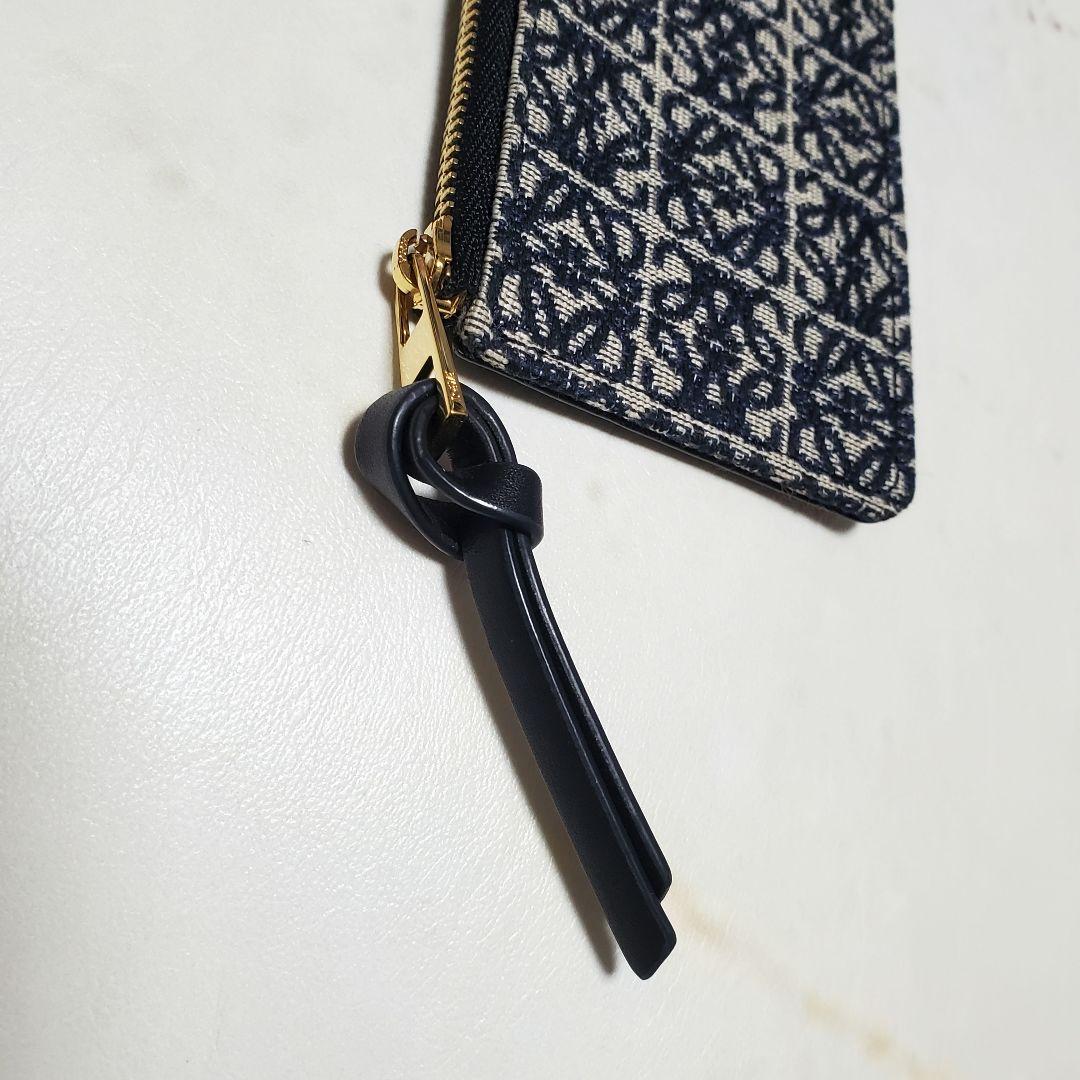 ■LOEWE フラグメントケース 本革 &アナグラム カードケース ミニ財布