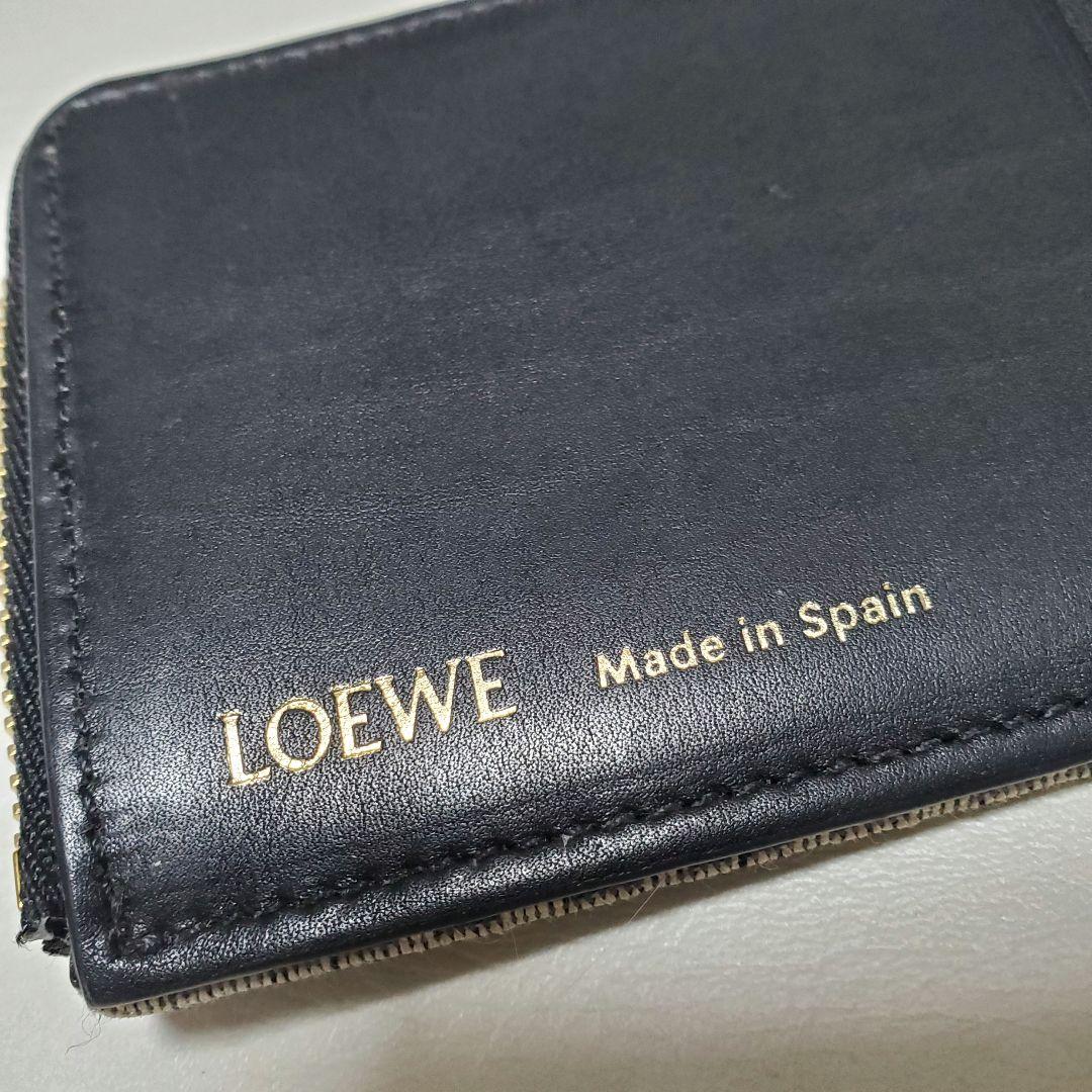 ■LOEWE フラグメントケース 本革 &アナグラム カードケース ミニ財布