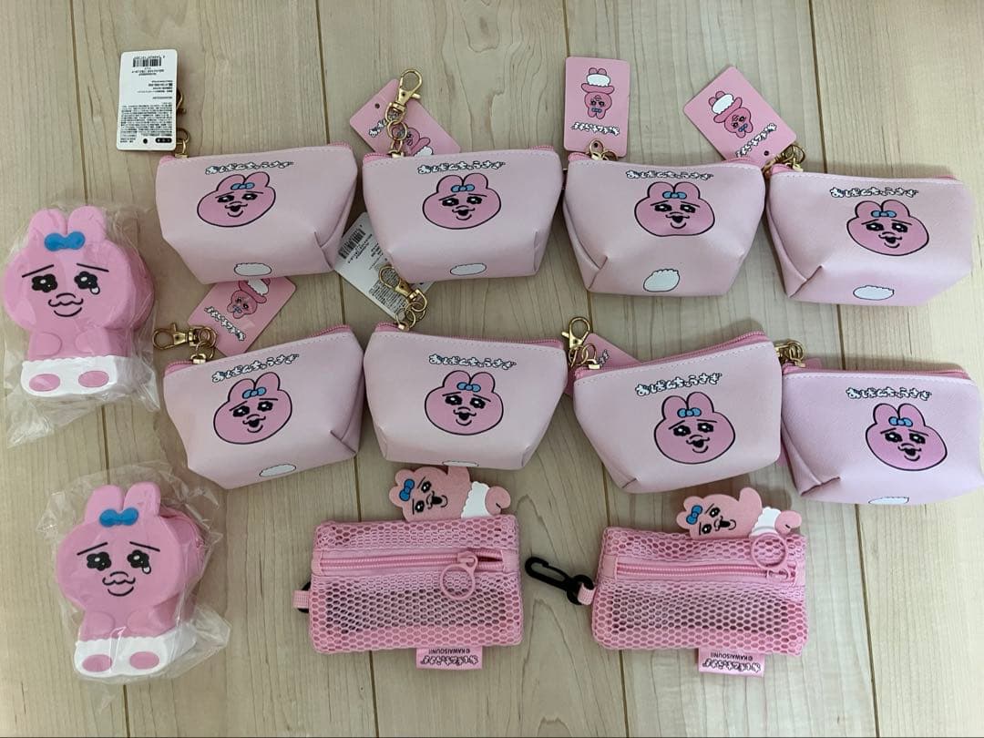 おぱんちゅうさぎ　んぽちゃむ　ぬいぐるみ　マスコット　グッズ　58点まとめ売り