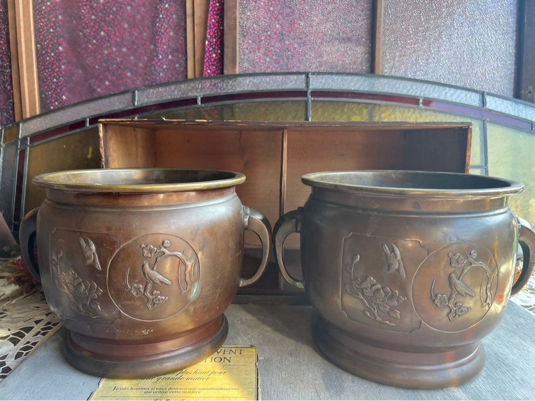 火鉢 セット 骨董 当時物 古道具 インテリア アンティーク