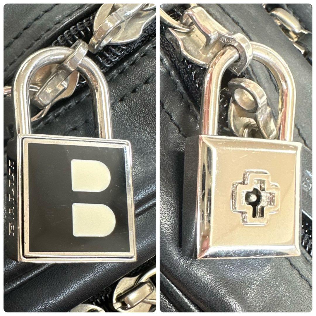 BALLY レザー 鍵付 キャリーバッグ ケース トレスポ 機内持ち込み バリー