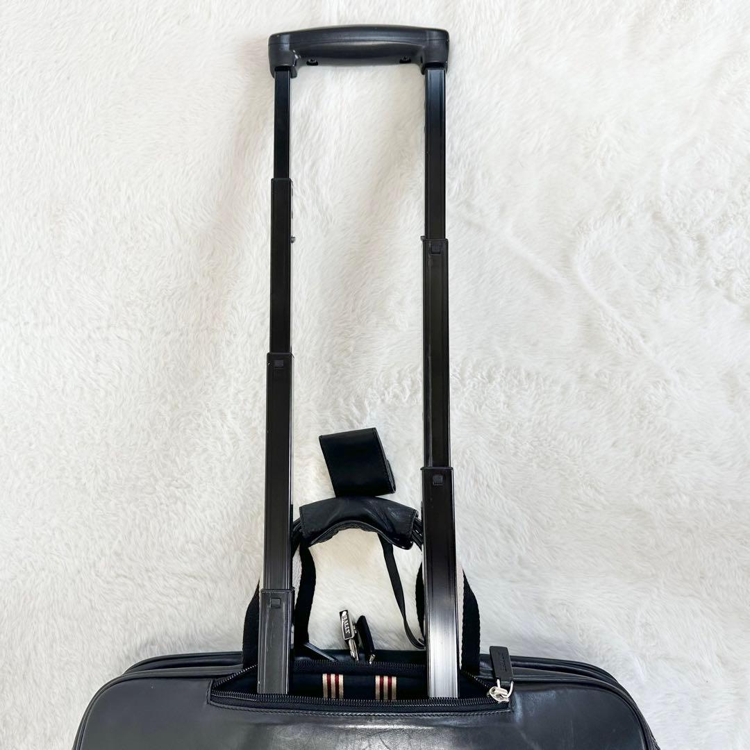 BALLY レザー 鍵付 キャリーバッグ ケース トレスポ 機内持ち込み バリー