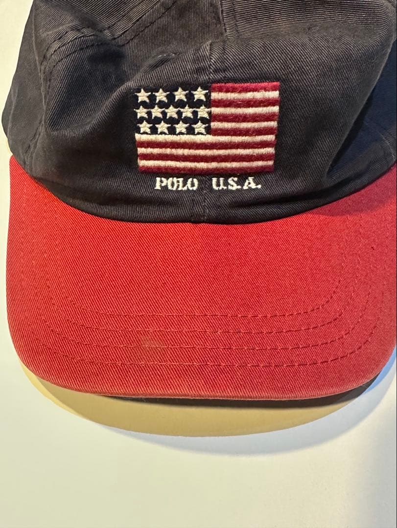 Polo Ralph Lauren USA製 星条旗 キャップ 90s