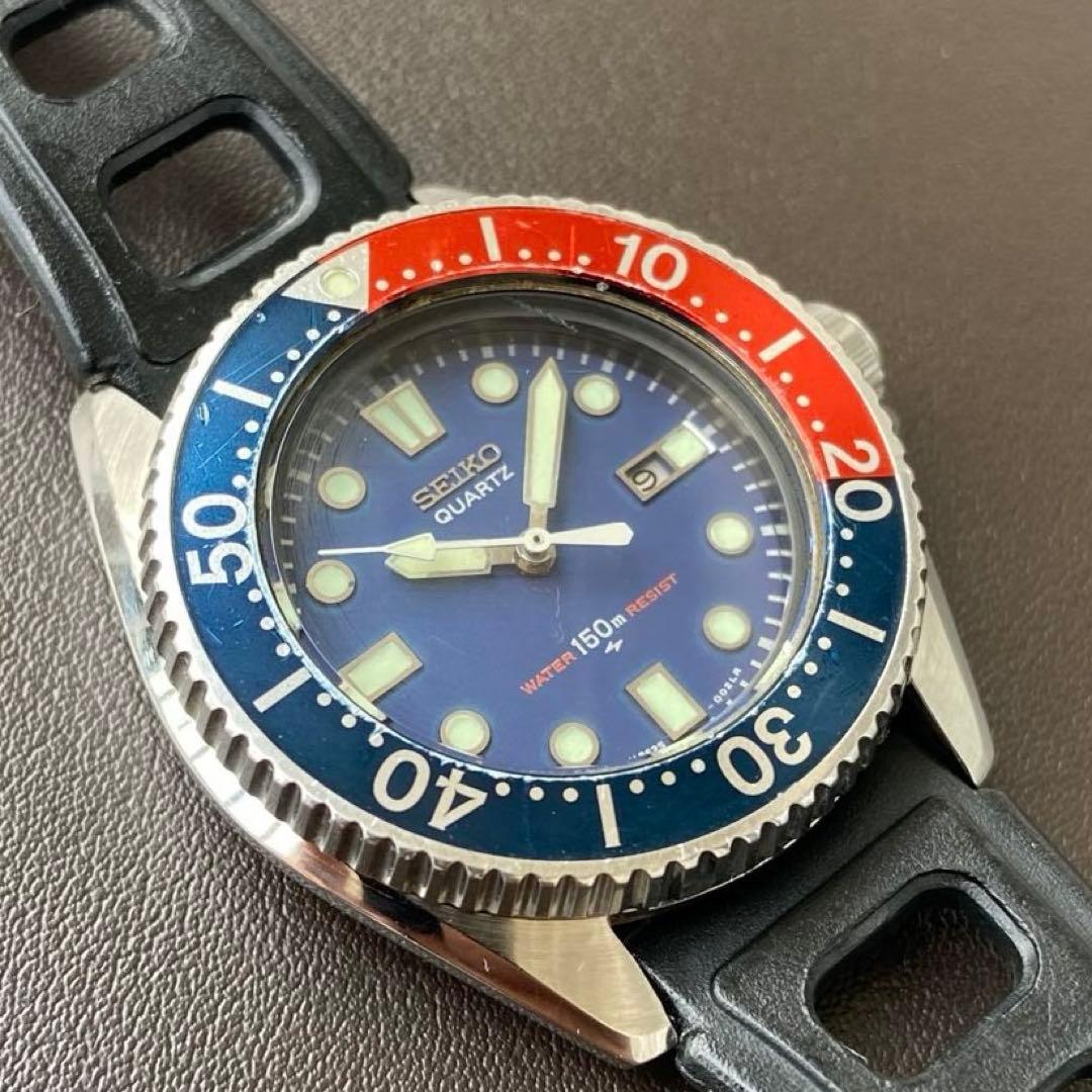 セイコー ダイバー ペプシベゼル 亀戸2625-001B 1980.Sep 稼動