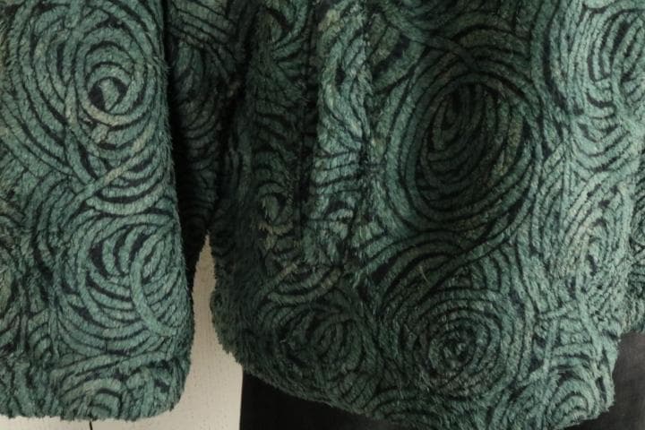 B*H様 22AW【新品】☆CALEE：スパイラル柄　フリースジャケット　ターコ