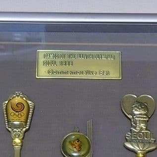 ソウルオリンピック 記念品 スプーンセット 1988年ソウルオリンピック