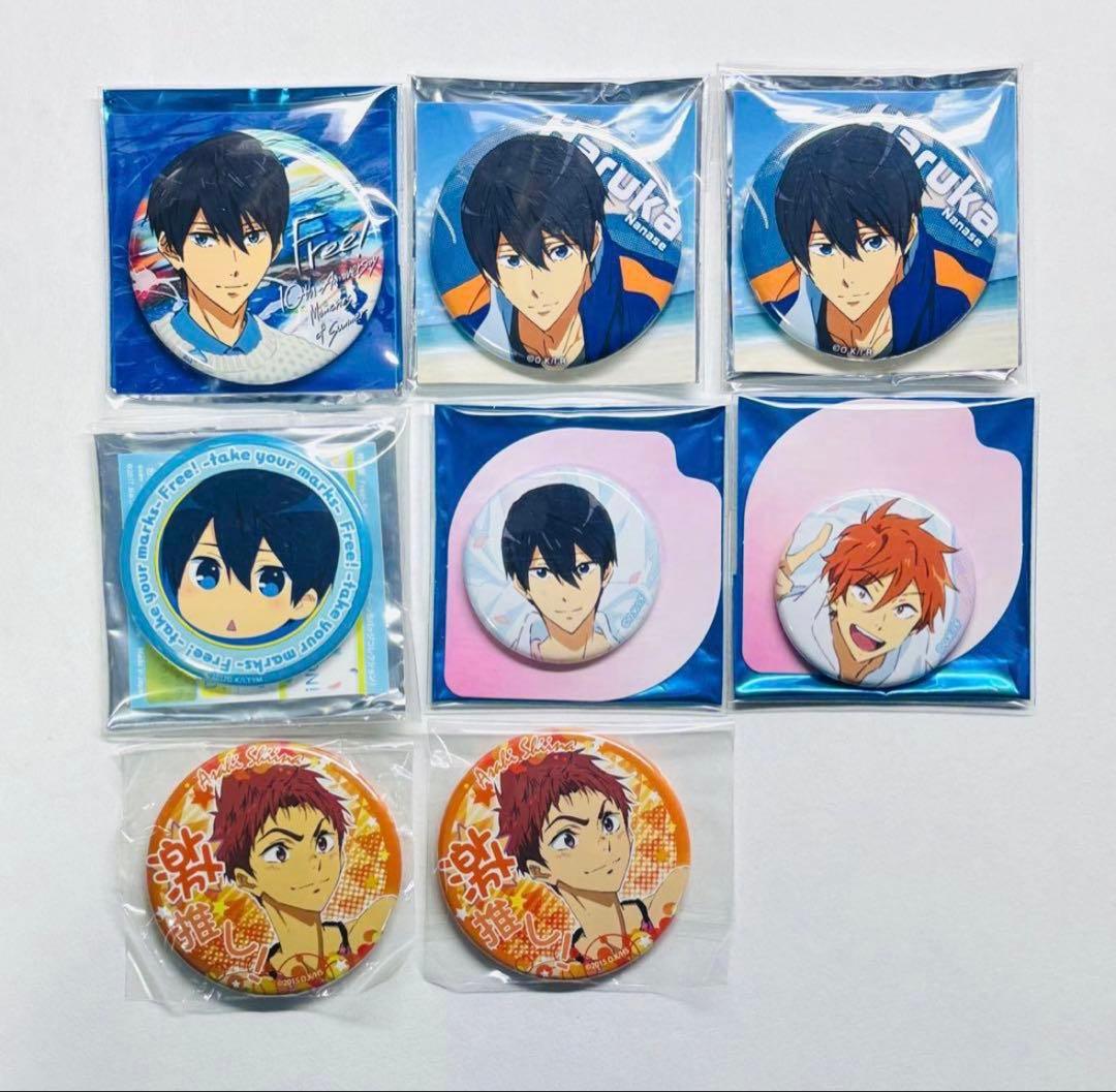 Free! MS RW 夢 缶バッジ 七瀬遙 椎名旭 - メルカリ