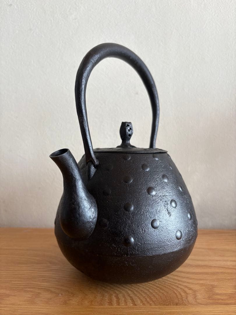 鉄瓶 龍文堂造 古道具 古民具 時代 レトロ 骨董 アンティーク 急須