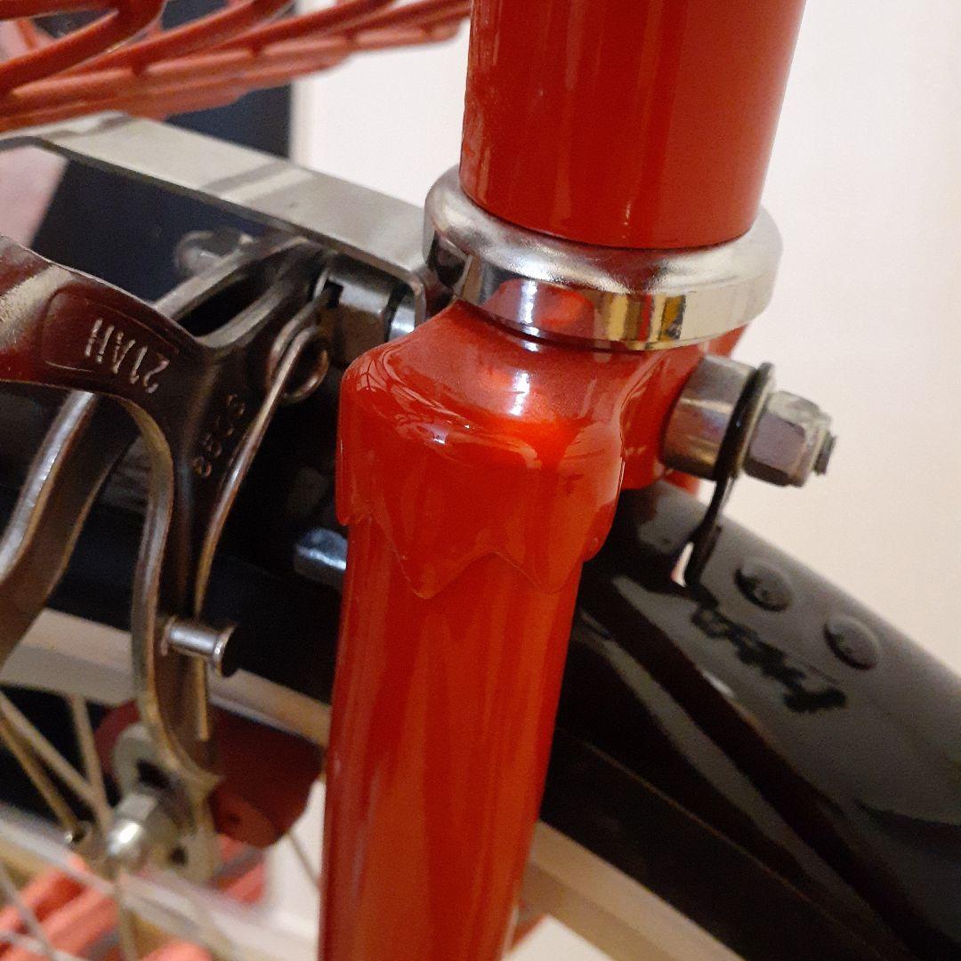 アサヒ子供用自転車 　赤　補助輪.補助バー.バスケット付き　18インチ