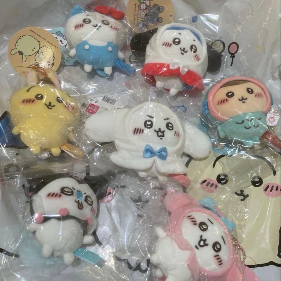 ちいかわ×サンリオキャラクターズ ぷちミニマスコット 7点セット