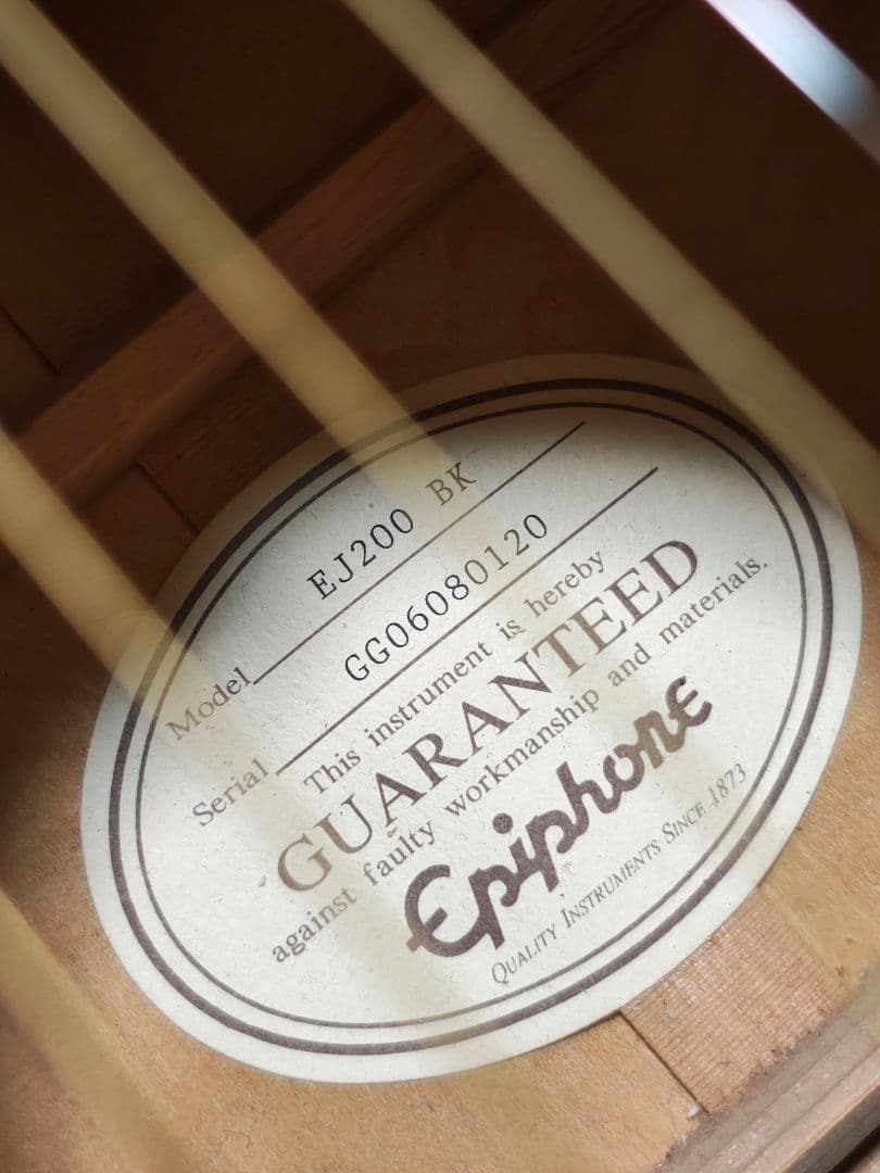 haram a様専用 売約済み！Epiphone EJ-200 BK