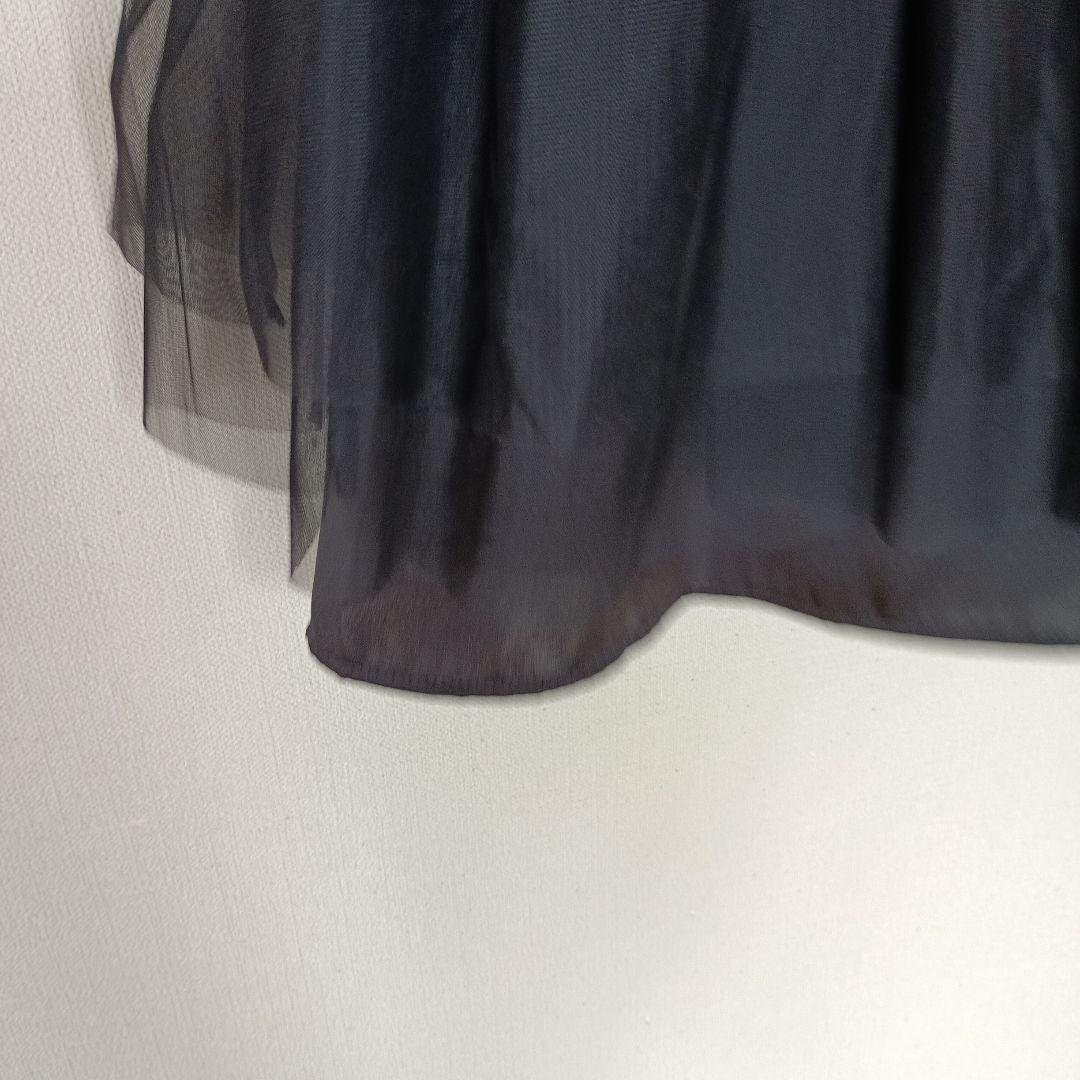 お値下げ♡BEARDSLEY ブラックタンクトップ　チュール