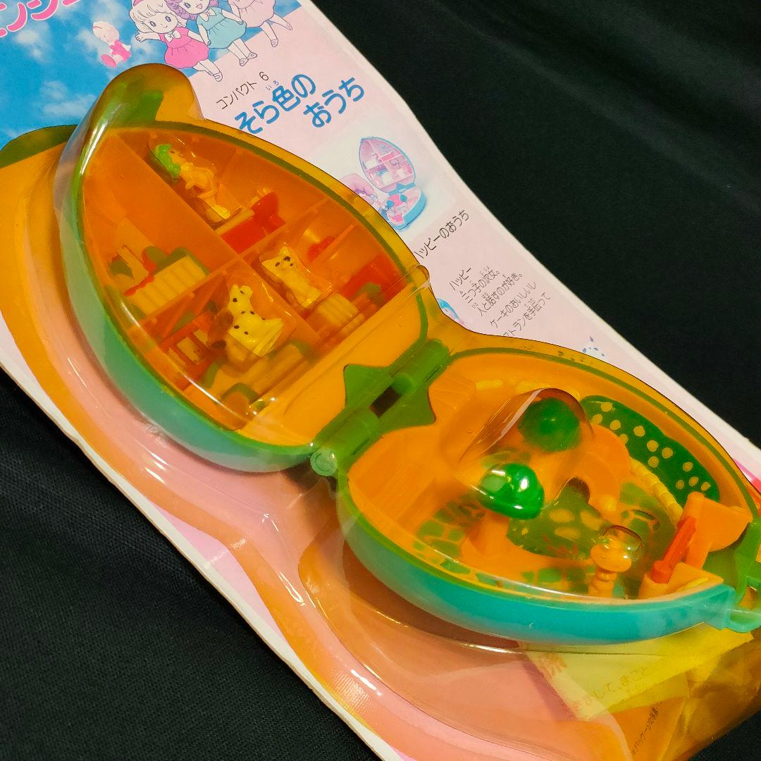 バンダイ　虹の妖精エンジェルポケット　コンパクト6　そら色のおうち　ドールハウス