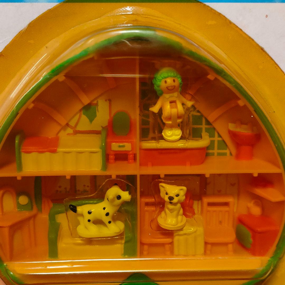 バンダイ　虹の妖精エンジェルポケット　コンパクト6　そら色のおうち　ドールハウス