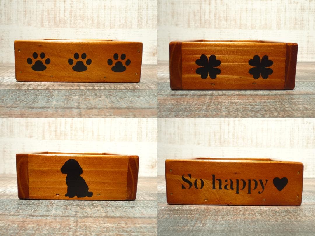 ⭐さくら様専用オーダー品♥️椅子＆留具BOX⭐わんにゃん柄