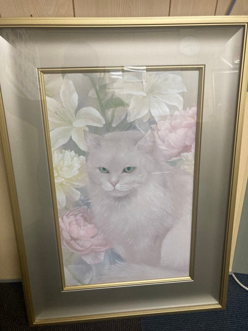 v*v様 猫の絵画 京都絵美 ( みやこ えみ)作