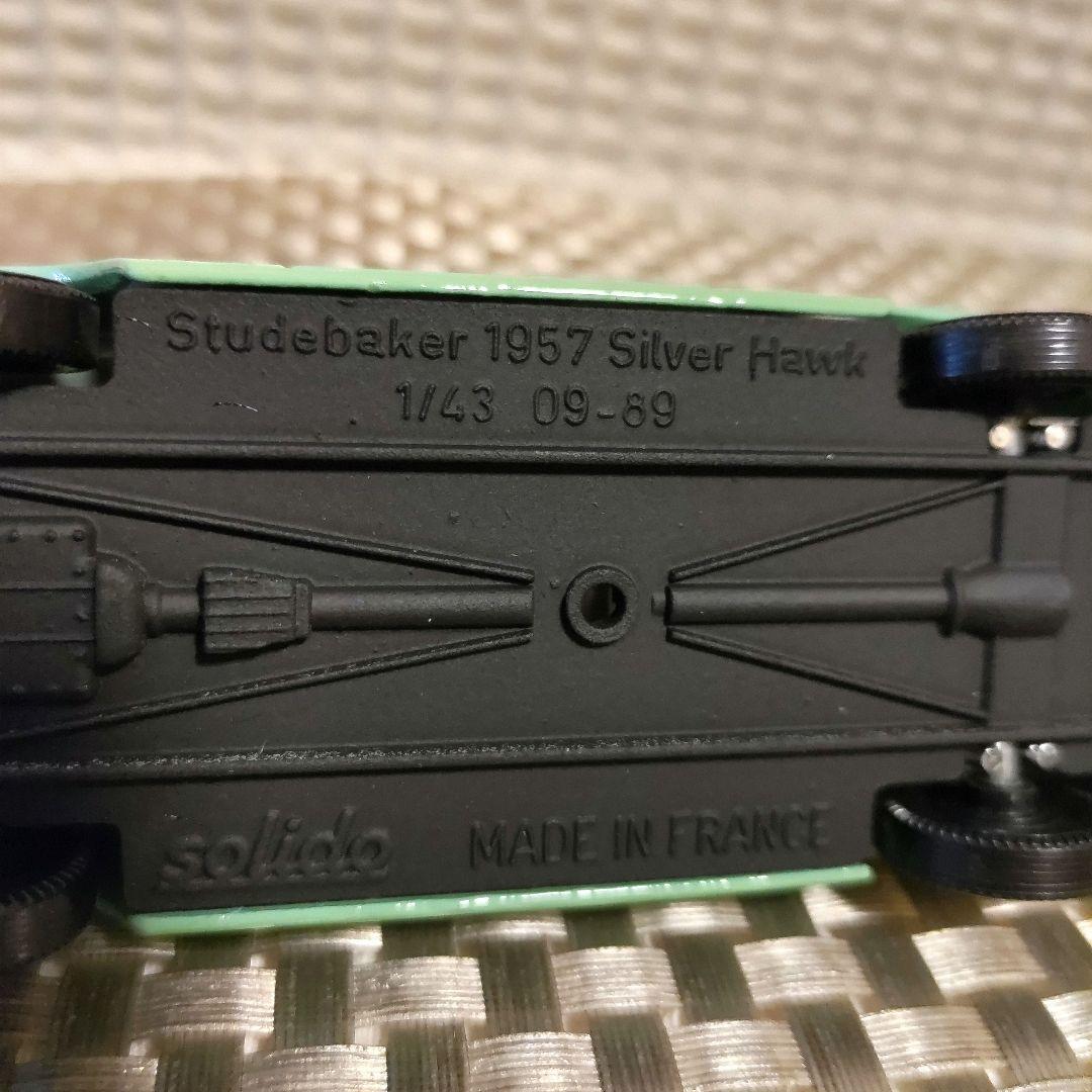 美品　箱付き　ミニカー　1957 スタッドベーカー シルバーホーク　フランス製