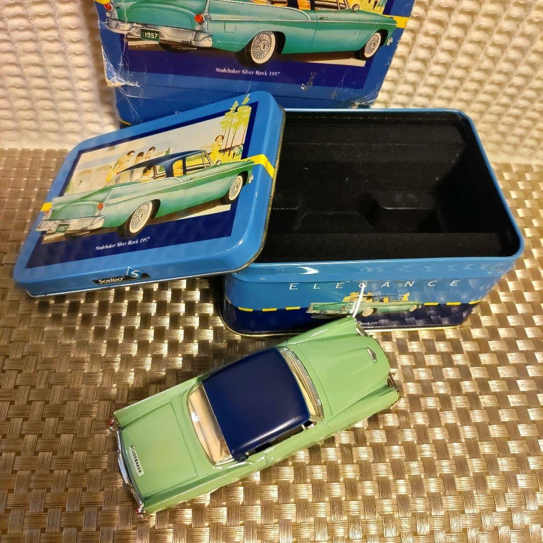 美品　箱付き　ミニカー　1957 スタッドベーカー シルバーホーク　フランス製