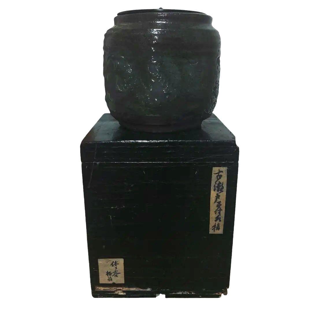 銅 細工 彩藍蓮華龍弔り式香炉 倒流香 装飾品 現代工芸品 美術品 置物