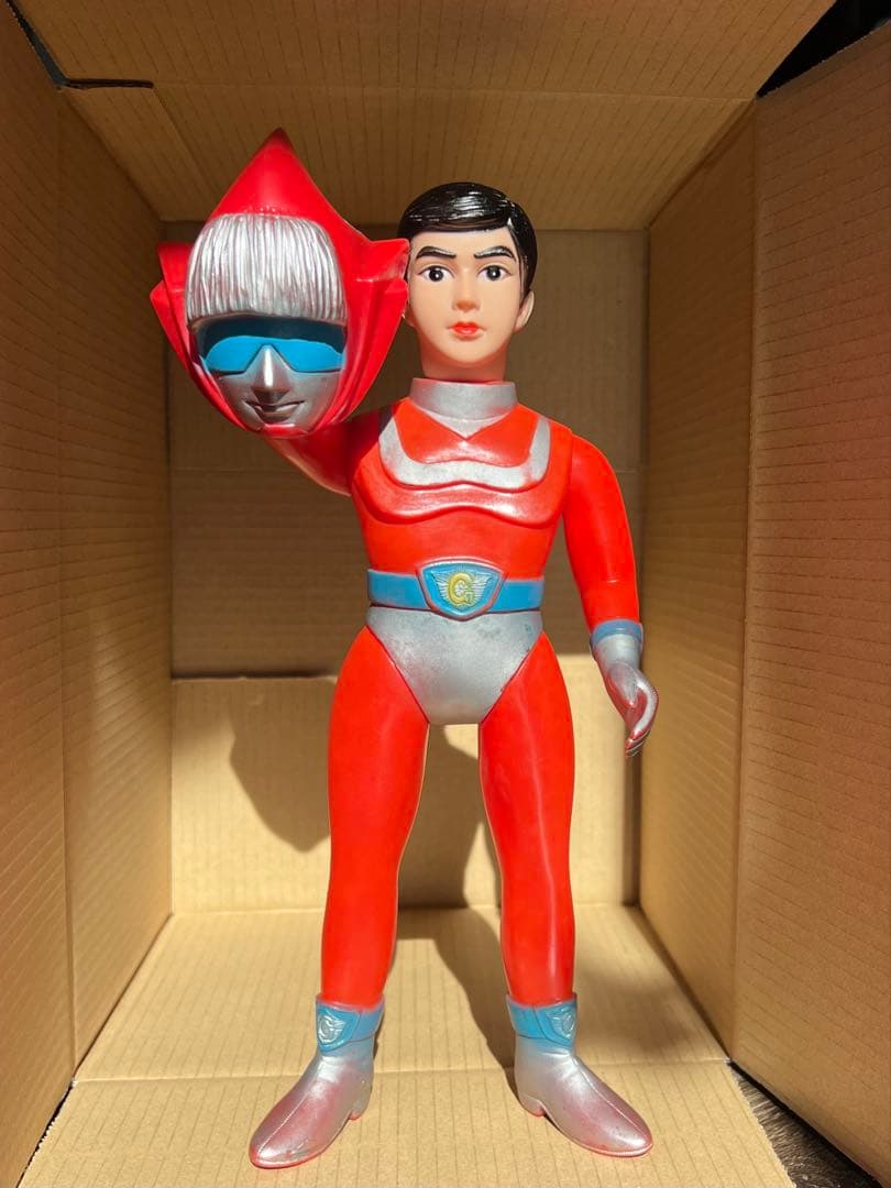 ブルマァク ゴッドマン ソフビ 面取れ 約31cm - メルカリ