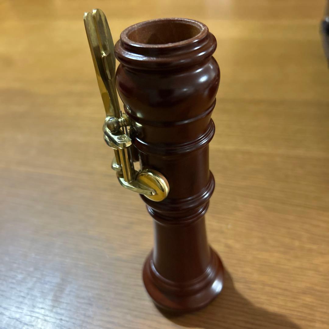 ヤマハ　テナーリコーダー 木製 ダークブラウン ケース付き