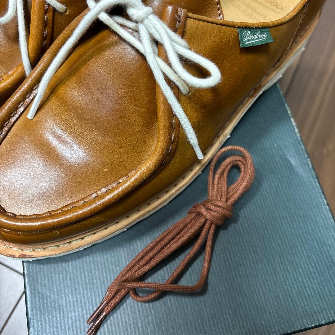 最終値下↓ PARABOOT ミカエル OCRE 白ソール 42インチ