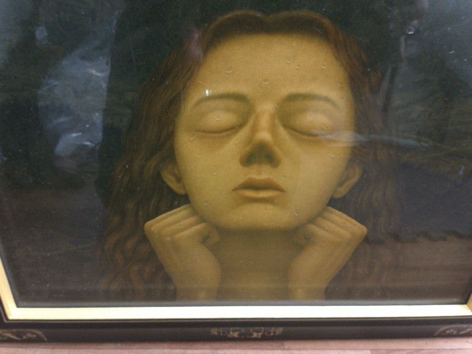 相馬武夫絵画 期待 1983年7月 ミケランジェロによる 外寸約83×55cm