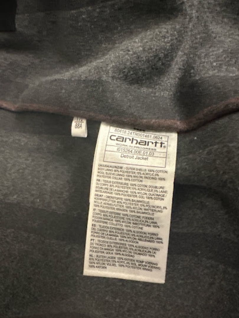 最安 Carhartt デトロイトジャケット ブラック 2014年モデル WIP