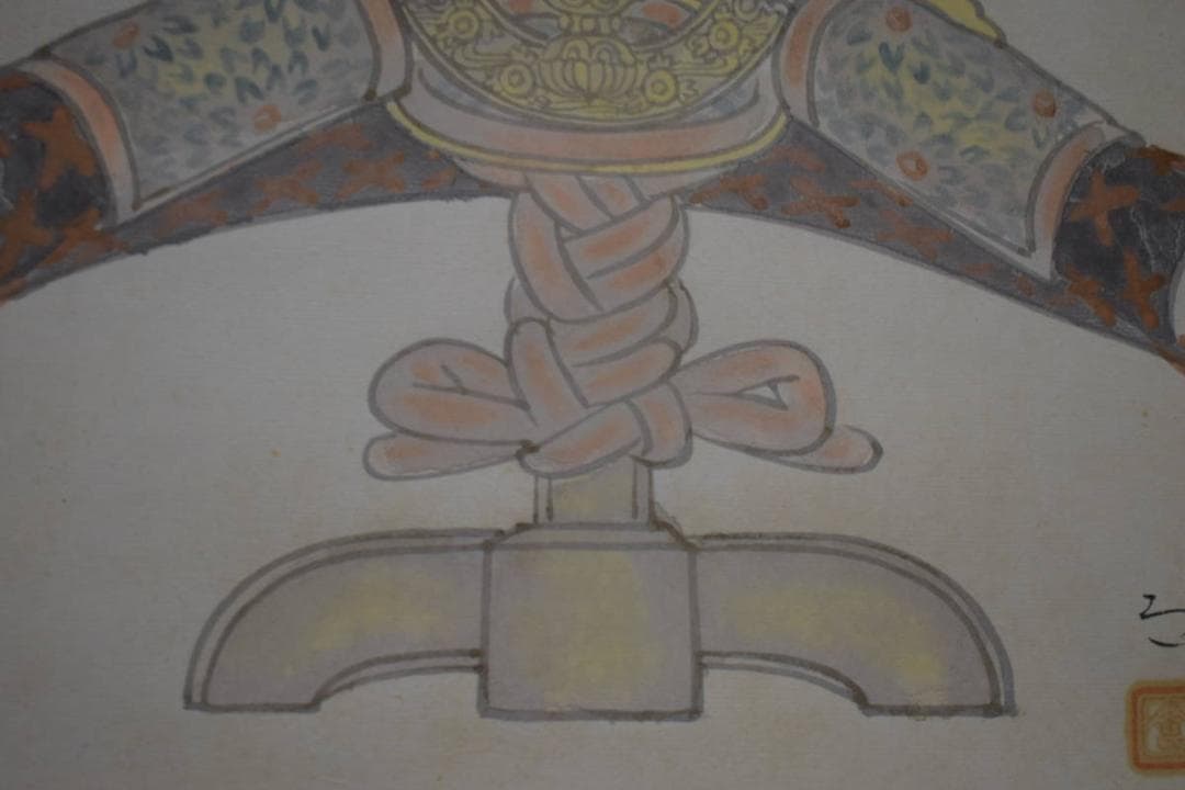 不詳/作者不詳/兜画賛/五月/端午の節句/布袋屋掛軸HJ-20