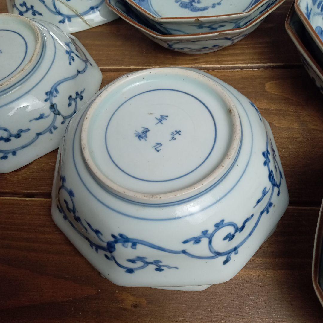 明治伊万里 真酢皿18枚 E−666