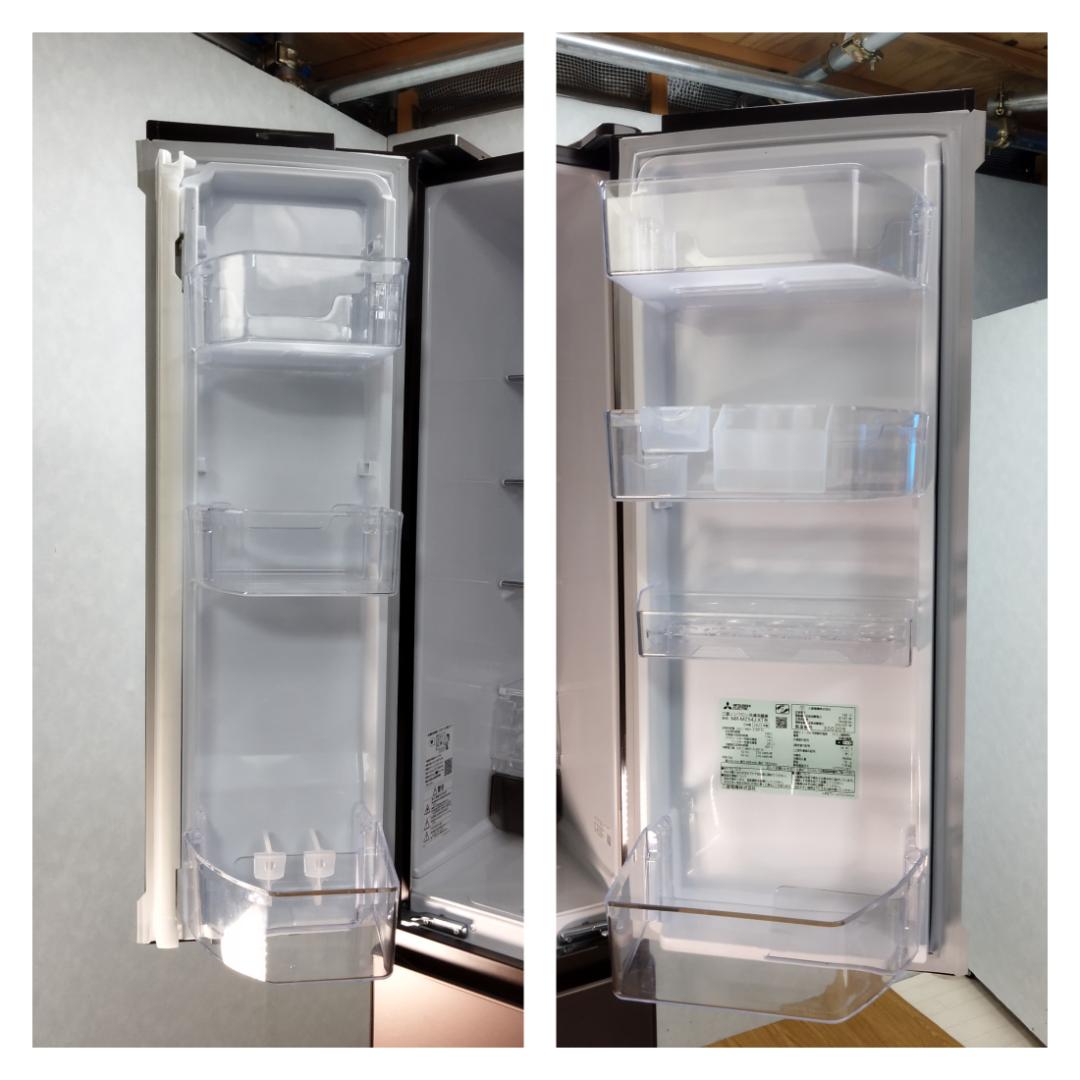 K☆077 三菱 6ドア冷蔵庫 MR-MZ54J-XT