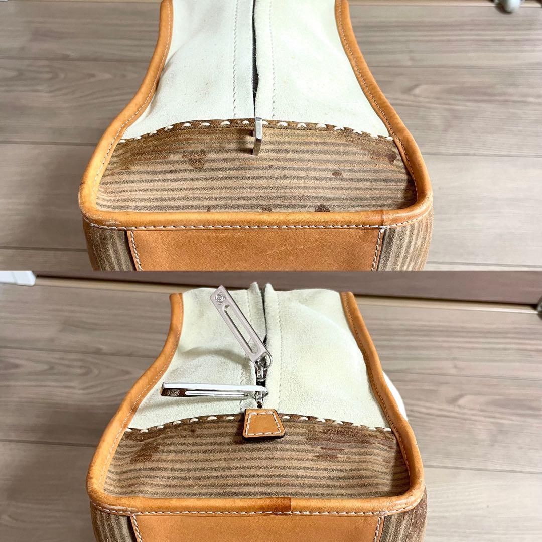 超希少/ロエベ　ハンドバッグ　アマソナ36 アナグラム　2007年限定　ベージュ