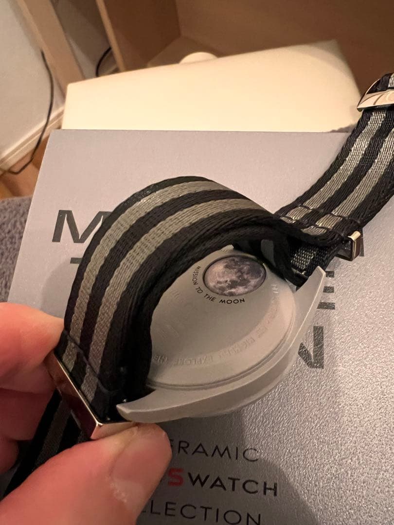 OMEGA✖️SWATCH MOON 正規品　袋付き　オメガNATOストラップ