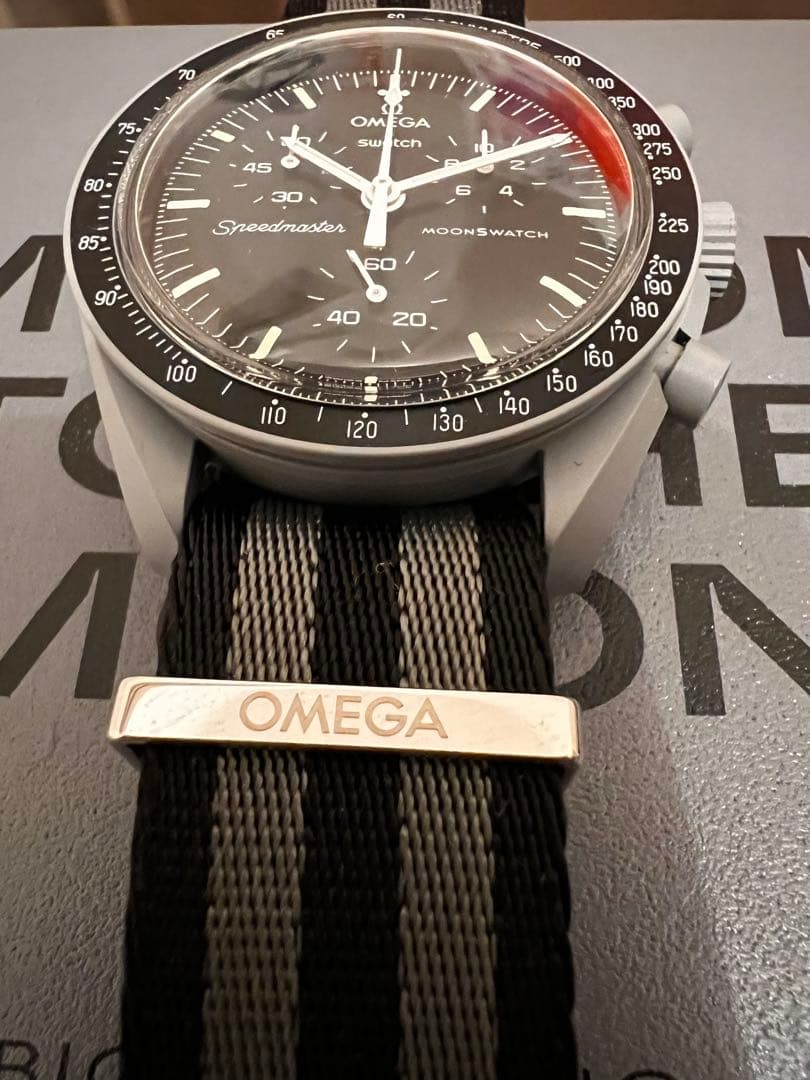 OMEGA✖️SWATCH MOON 正規品　袋付き　オメガNATOストラップ
