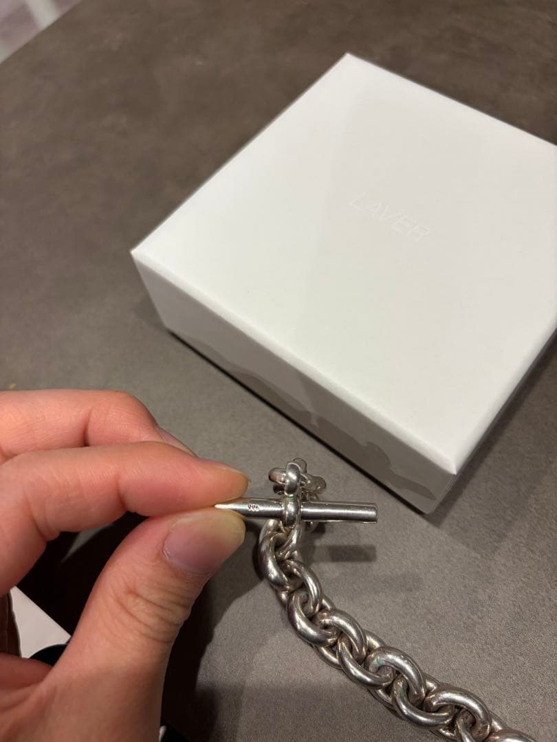 アクセサリー LAVER 15MM CABLE CHAIN T BAR