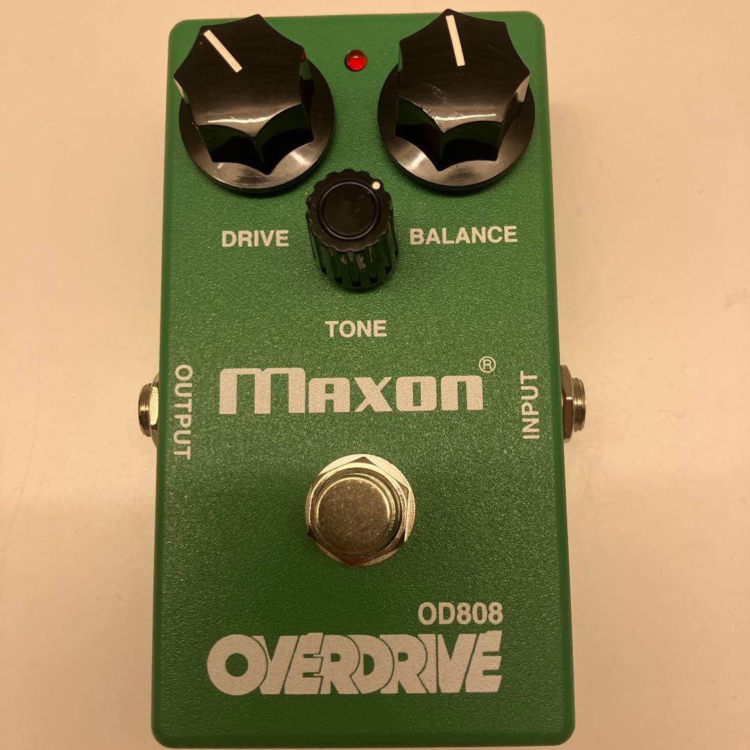 Maxon OD808 オーバードライブペダル グリーン