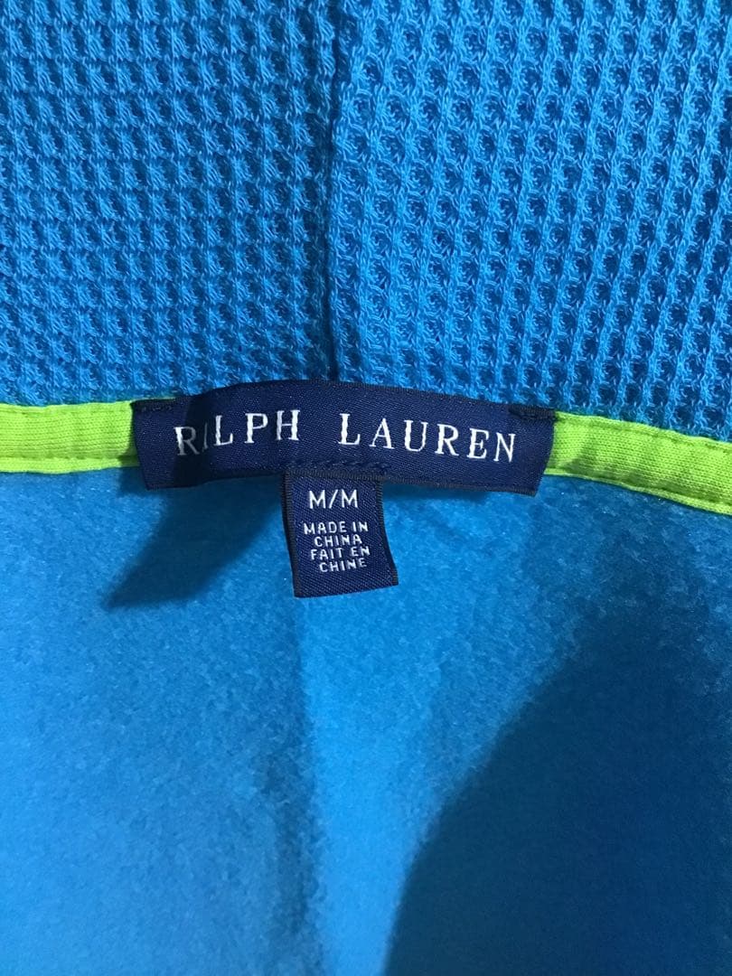 ★ラルフローレン★Y2K ビッグポニー ブルー ターコイズ パーカー