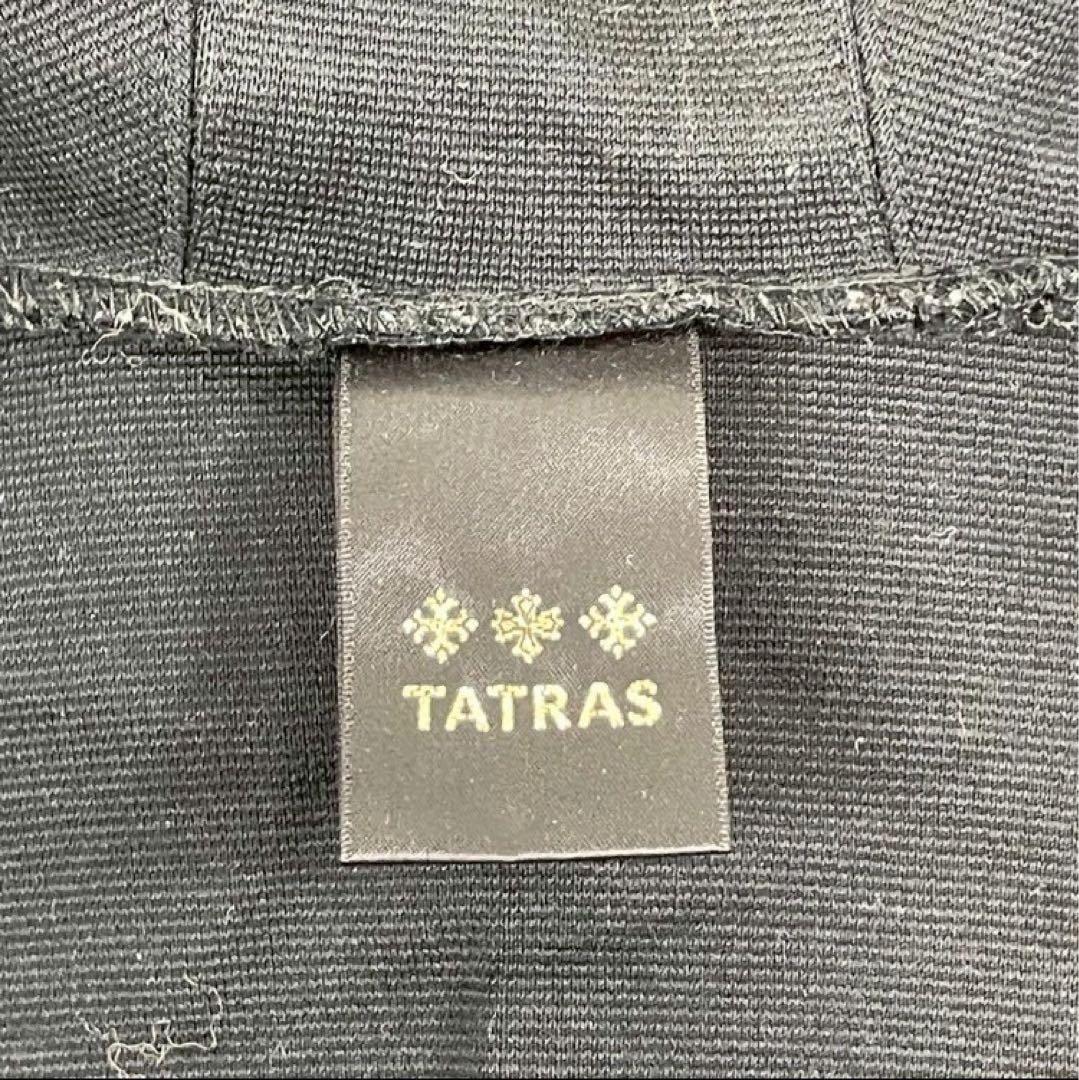 TATRAS SENARCO ジップアップ　パーカー　S ブラック　コットン