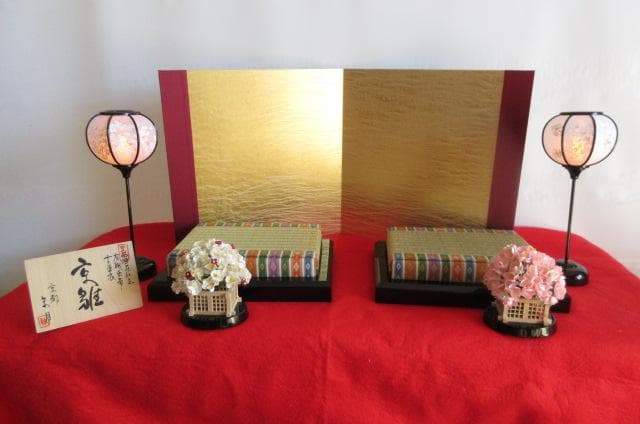 プロフ必読お願いします 　お値下げ　20万円相当　京雛人形　　朱月　親王飾