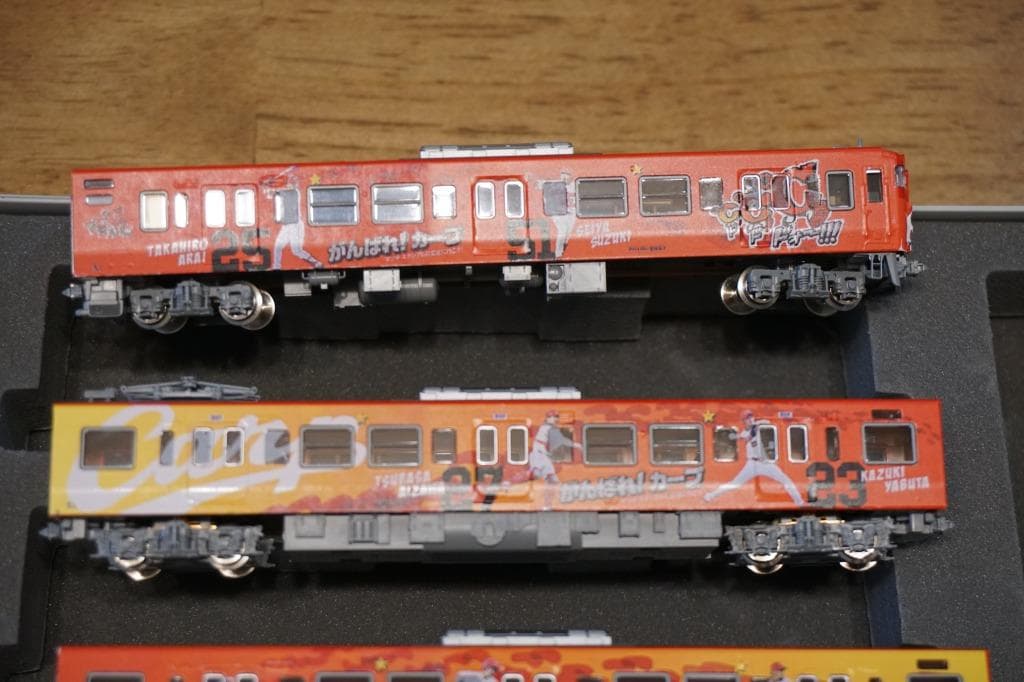 TOMIX改115系カープ応援ラッピング2018年仕様4両編成