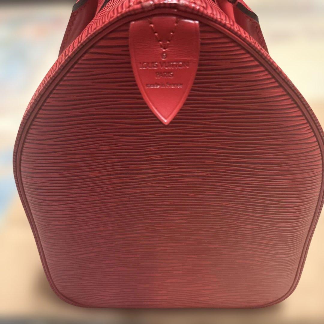 ルイ・ヴィトン エピレザー ハンドバッグ 赤